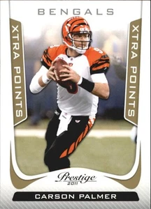 2011 Prestige Xtra Points Gold Bengals Football Card #40 Carson Palmer /250 - Picture 1 of 2