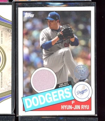 2020 TOPPS 系列 1 HYUN JIN RYU 球衣卡道奇队 — 第 1/2 张图片
