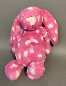Jellycat 'Josie' Bashful Bunny Pink With White Spots VGC Retired EW/ SA - Picture 1 of 9