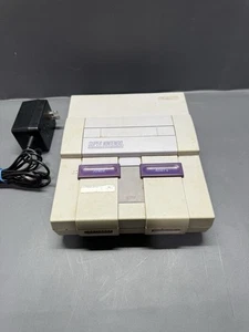 Super Nintendo Console SNES System CONSOLE ONLY SNS-001 OEM Untested For Parts - Picture 1 of 14