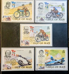 Isle Of Man 1982 Fine used Set of 5 75th Anniv.of Tourist Trophy Sg 218/22   - Picture 1 of 1