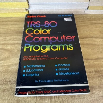 TRS-80 Color Computer & MC-10 Programs ~ Radio Shack 62-2313 William Barden 1982 - Image 1 of 4