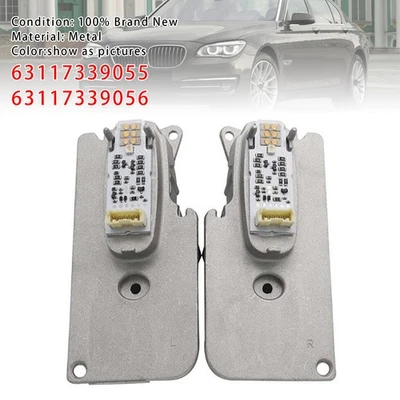 2X LED Headlight Module 63117339055 56 Für BMW 7 Series F01 F02 LCI - Bild 1 von 4