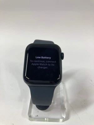 Unlocked Apple Watch SE 2nd Gen 44MM Black Aluminum Black Sport Band MNU03LL/A - Image 1 of 4