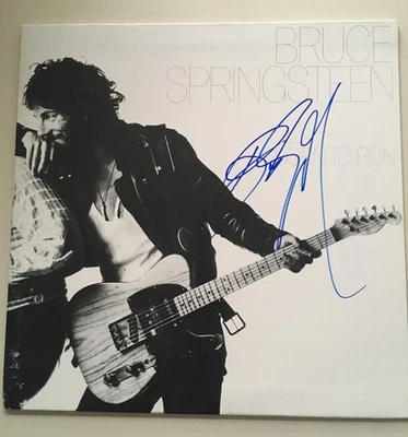 BRUCE SPRINGSTEEN SIGNED VINYL LP BORN TO RUN ALBUM JSA LOA THE BOSS ROCK ICON - Image 1 of 4