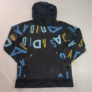 Adidas Climawarm Tech Fleece Hoodie Youth M 10/12 Pullover 🌈 Multi-Color NWOT - Picture 1 of 10