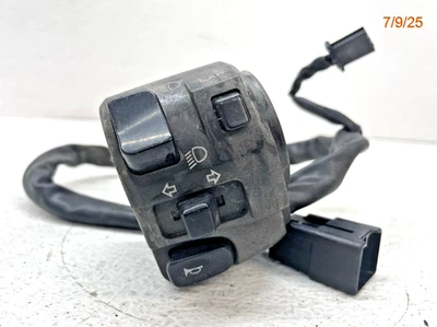 2008 08-10 Kawasaki Ninja ZX10R ZX10 luz de controle esquerdo interruptor de buzina de seta - Imagem 1 de 4