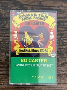BO CARTER Banana In Your Fruit Basket 1991 Cassette Tape Yazoo 1064 Robert Crumb - Picture 1 of 14