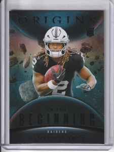 2025 Panini Origins Ashton Jeanty In The Beginning Astuccio Hit SSP RC #11 Raiders - Foto 1 di 2