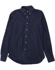U.S. POLO ASSN. Mens Slim Fit Shirt Medium Navy Blue JE04 - Picture 1 of 3