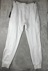 Pantalones deportivos Blanc Noir para mujer XL blancos tempest ajustados con cordón cargo - Imagen 1 de 14