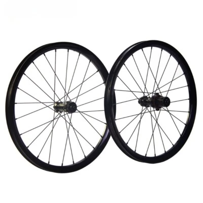 18/20er 355/406 Road Folding Bike Alloy Disc Wheelset 6 Pawls Straight Pull Hub - Image 1 of 4