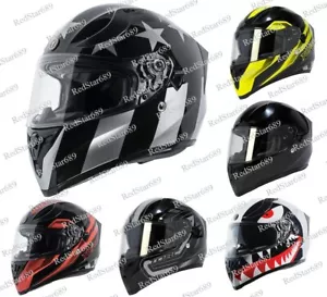 TORC T15 Full Face Motorcycle Helmet Inner Sun Shield DOT ECE 22.05 XS - 2XL - Picture 1 of 62