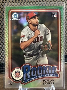 Jordan Lawlar 2024 Bowman Baseball Chrome Rookie Of The Year Favorites #ROY-7 - Picture 1 of 2