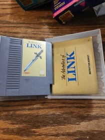Nintendo NES Gold Cart Zelda 2 The Adventures of Link