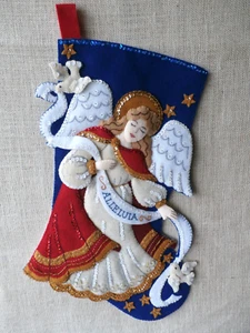 Bucilla handgefertigter Weihnachtsstrumpf - Sonderedition - Bild 1 von 1