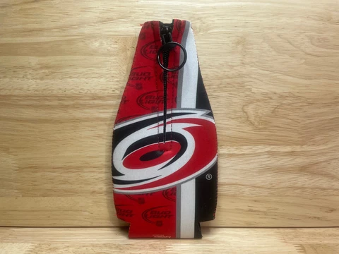Beer Bottle Holder Cooler Jacket Carolina Hurricanes NHL - Bud Light Cover