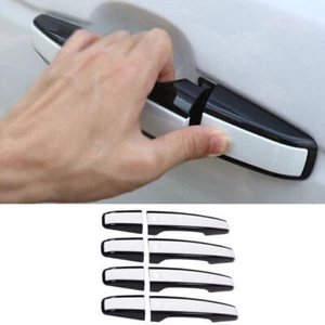 For Range Rover Evoque 2012-2019 Black White Exterior Side Door Handle Cover 8pc - Picture 1 of 7