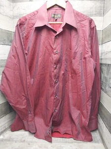 Roberto Villini Dress Shirt Men's 16.5 34/35 Shirt Pocket  100% Cotton  - Picture 1 of 4