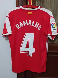 #4 RAMALHO, GIRONA FC Match Worn PLAYER home shirt used in LaLiga 2019-20 - Foto 1 di 14