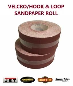 Sandpaper Roll 3" x 75' hook and loop for Drum Sanders, cut to size 40-220 grit - Picture 1 of 2