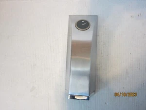 Movado Desk Clock Brushed Stainless Steel Atlantic City Hilton Resort - Picture 1 of 5