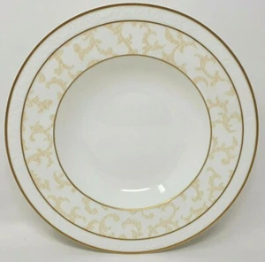 Villeroy And & Boch Ivoire Heinrich 9.5 Inch Rimmed Soup Or Pasta Bowl VGC - Picture 1 of 3