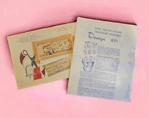 Mail Order Vtg 1975 Multi-Stamp Transfer Pattern Design 871 UNUSED Squirrel Duck - Picture 1 of 9