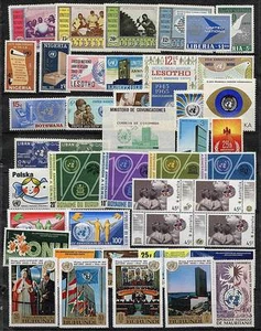 Uno / ONU / Unicef Colección x18 Temas MNH A12 - Imagen 1 de 1