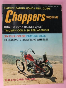 Choppers Magazine December 1972 Centerfold Intact - Imagen 1 de 11
