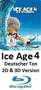 Ice Age 4 ltd. Steelbook Holo Cover Blu-ray (2D & 3D) | DVD | Zustand sehr gut - Bild 1 von 2