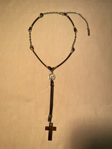 Modeschmuck Dolce & Gabbana Kette mit Kreuz DJ0087 - Bild 1 von 2