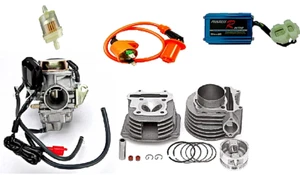 Engine Rebuild Kit Cylinder Engine Head Scooter for GY6 125 150cc 157QMJ Chinese - Picture 1 of 6