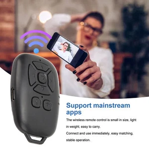 Bt 4.0 Remote Shutter Wireless Camera Remote Control For Selfie Photos Video IDS - Photo 1 sur 12