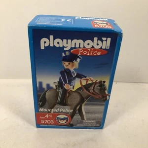 NEW PLAYMOBIL 5703 MOUNTED POLICE SET - Picture 1 of 5