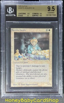 MTG Limited Edition Alpha 1993 Samite Healer BGS 9.5 GEM MINT Old School 93/94 - Image 1 of 4