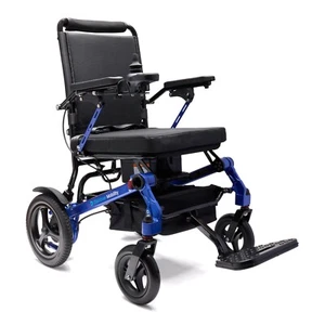 NEW Folding Lightweight 4 MPH Electric Wheelchair Powerchair Aluminium 21.6kg - Picture 1 of 34