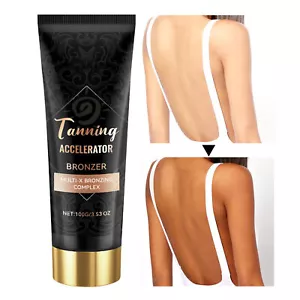 Tanning Accelerator Tanning Cream Tanner Bronzer Lotion Moisturizing Formula - Picture 1 of 12