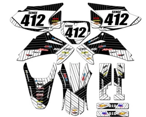 2003-2007 CRF 230 F RACE SERIES White Senge Graphics Kit Compatible with Honda - Picture 1 of 10