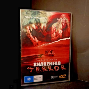 Snakehead Terror DVD 2004 B-Movie Stars Carol Alt & Bruce Boxleitner GC R0 - Picture 1 of 3
