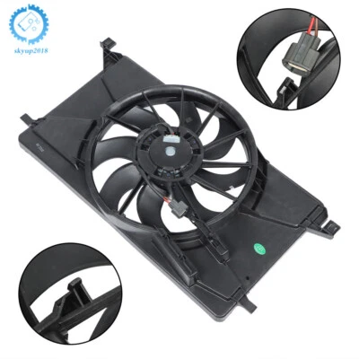Radiador de motor 2012-2017 para Ford Focus ventilador de refrigeración conjunto condensador 2,0 L l4 Foto 1 de 4