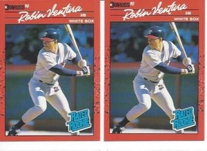 2 tarjetas de novato Donruss Robin Ventura 1990 #28 - Imagen 1 de 1