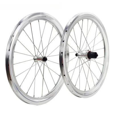 20in 406 451 Wheelset Rim Disc Brake 74mm 130mm for BMX Folding Bike Wheels  - Image 1 of 4
