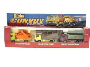 DINKY TOYS 399 CONVOY SKIP + FARM + DUMPER TRUCK - RARe New Old Stock# AB - Foto 1 di 7