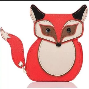NWOT Vintage Y2K Rare Kate Spade Blaze A Trail Fox Coin Purse RARE Find - Picture 1 of 3