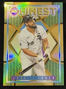 2022 Jose Abreu Topps Finest Flashbacks Gold Refractor /50 - Picture 1 of 6