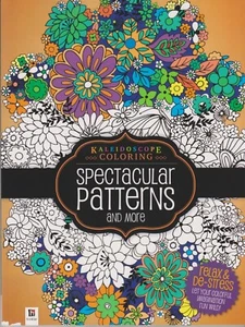 Kaleidoscope Coloring Spectacular Patterns and More Relax & De-Stress (Softcove - Picture 1 of 2