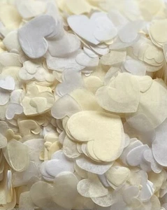 10000+Biodegradable Mixed Sizes Hearts Wedding Confetti - Picture 1 of 4