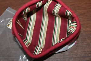 NEW Longaberger 2004 Holiday Helper Holiday Stripe LINER only - Picture 1 of 4