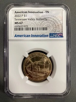 2022P American Innovations Tennessee - NGC MS 67 - Image 1 of 2